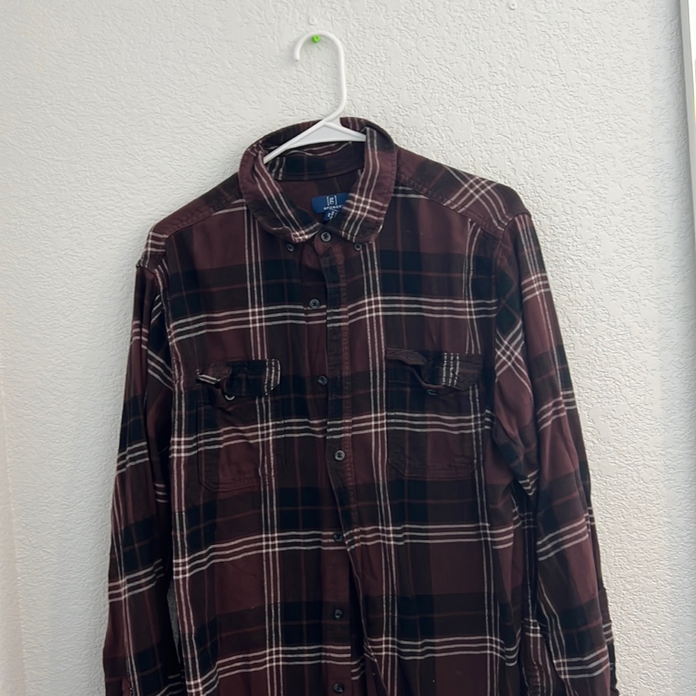 Maroon flannel